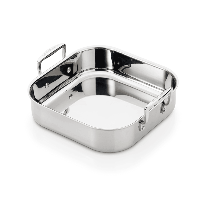 Classic 3-ply Square Roaster, Stainless Steel