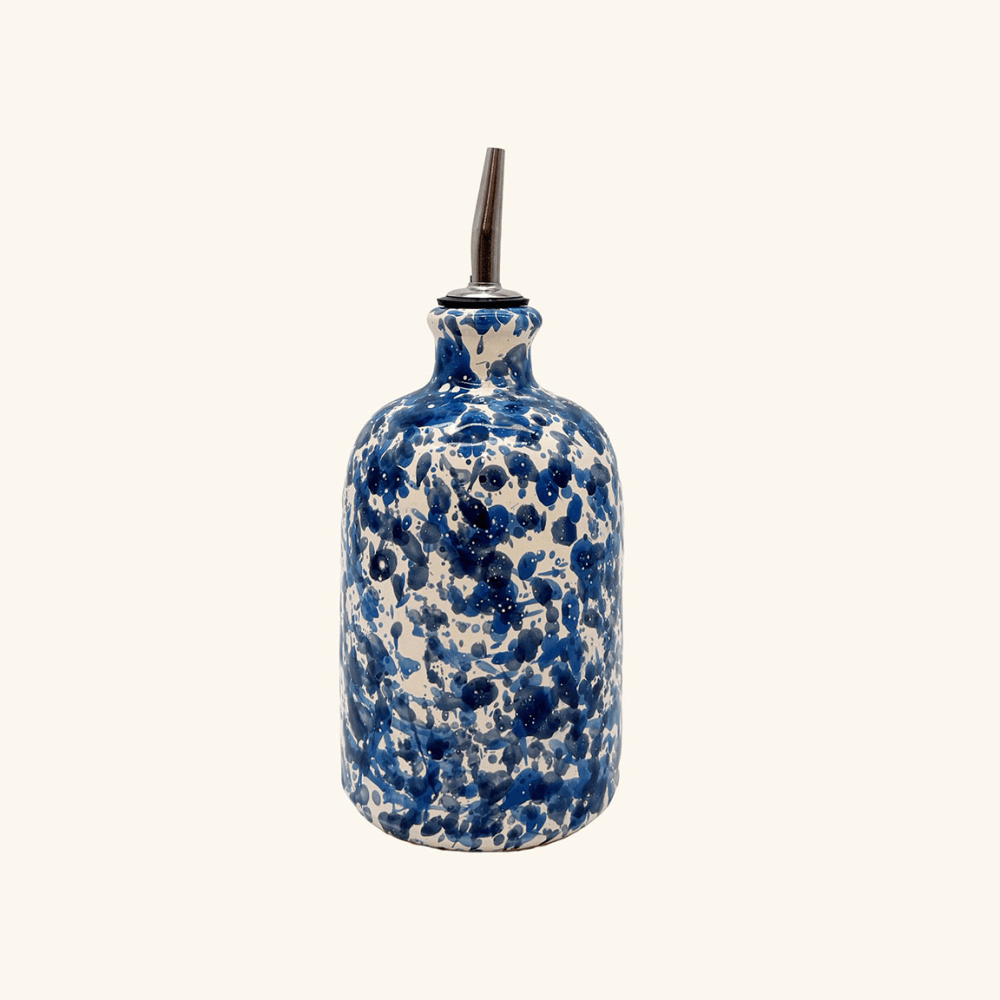 Italian Splatterware Oil Bottle