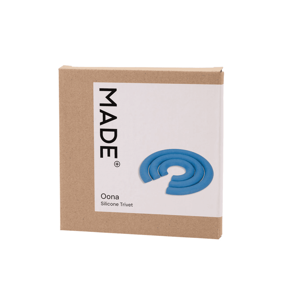 Modern Studio Silicone Trivet, Blue