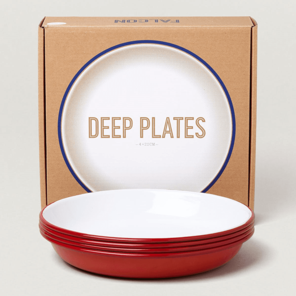 Set of 4 Deep Plates