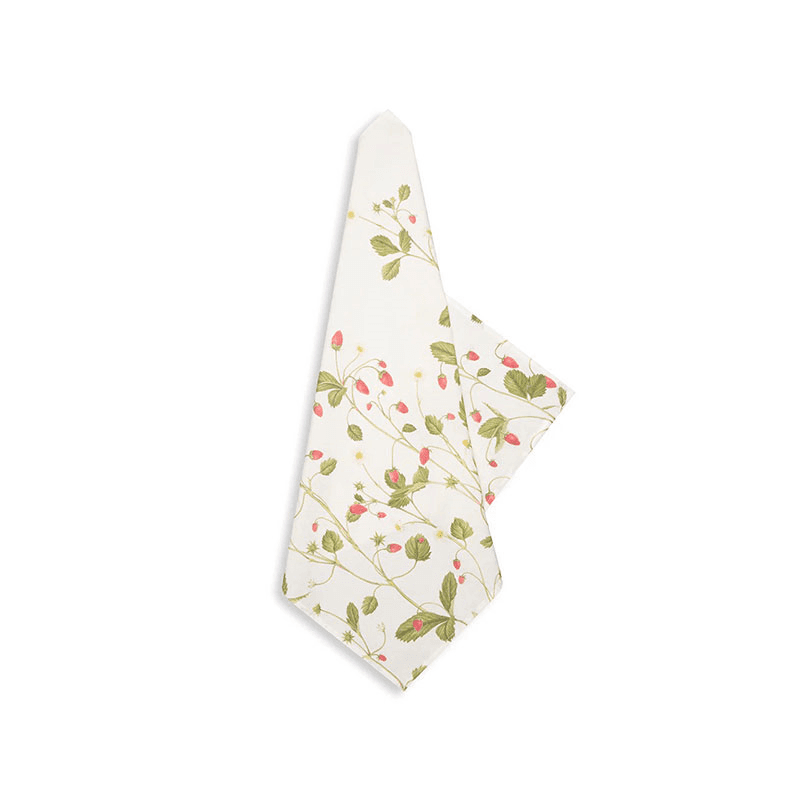 Fraise De Bois Linen Napkin, Red