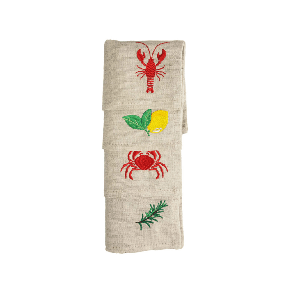 Lobster & Lemon Cocktail Set, Red