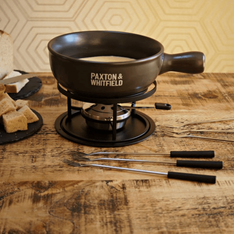 Fondue Set for Six, Grey