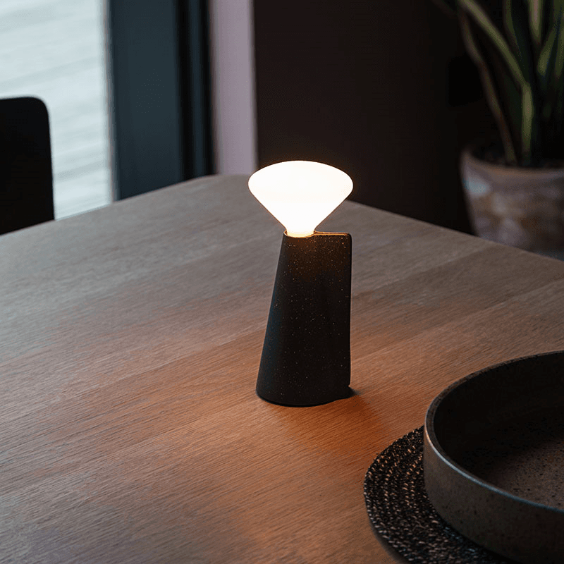 Mantle Portable Lamp with R80 Led Bulb