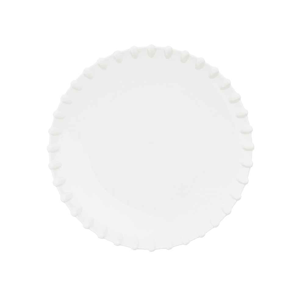 Romeo Salad Plate, White