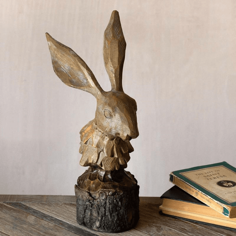 Hare Ornament, Brown