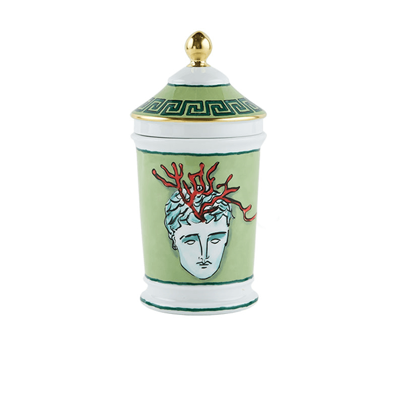 Il Viaggio Di Nettuno Container Vase, Moss Green