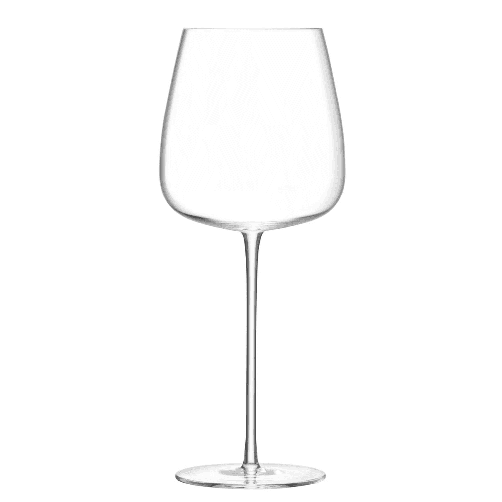 Wine Culture Pair of red wine goblets, clear