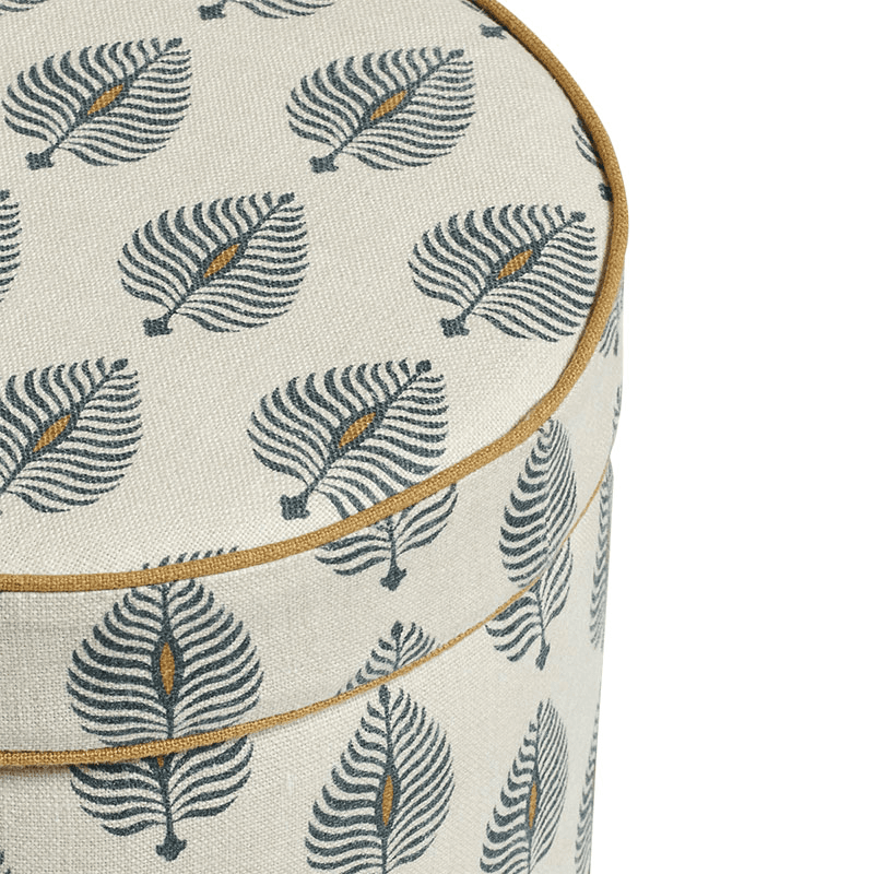 Samena Round Ottoman, Ocellus Natural