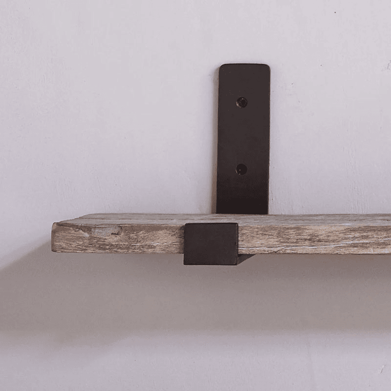 Ibo Reclaimed Wood & Iron Shelf