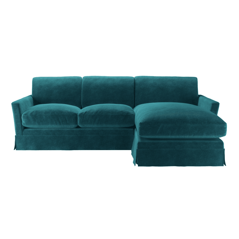 Otto Medium right hand chaise sofa, Neptune