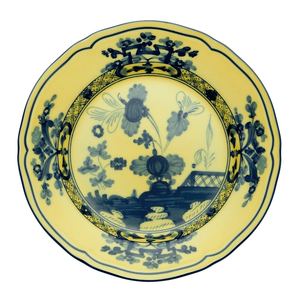 Oriente Italiano Bread plate, citrino