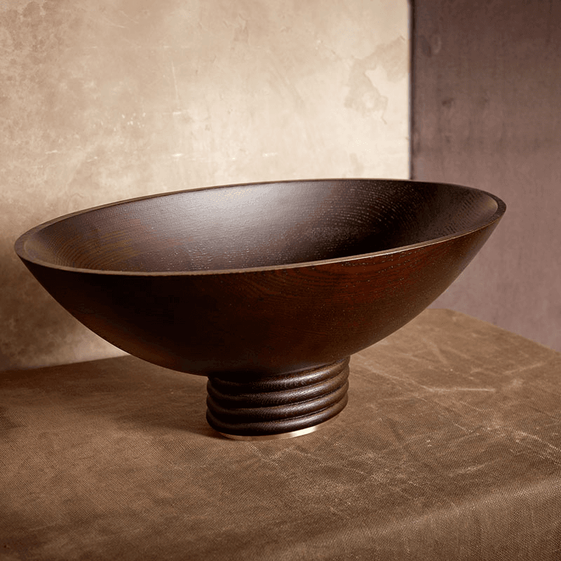 Alhambra Oval Bowl, Smoked Ash