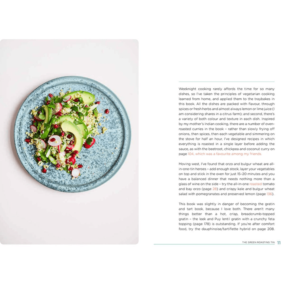 Rukmini Iyer Green Roasting Tin, Hardback