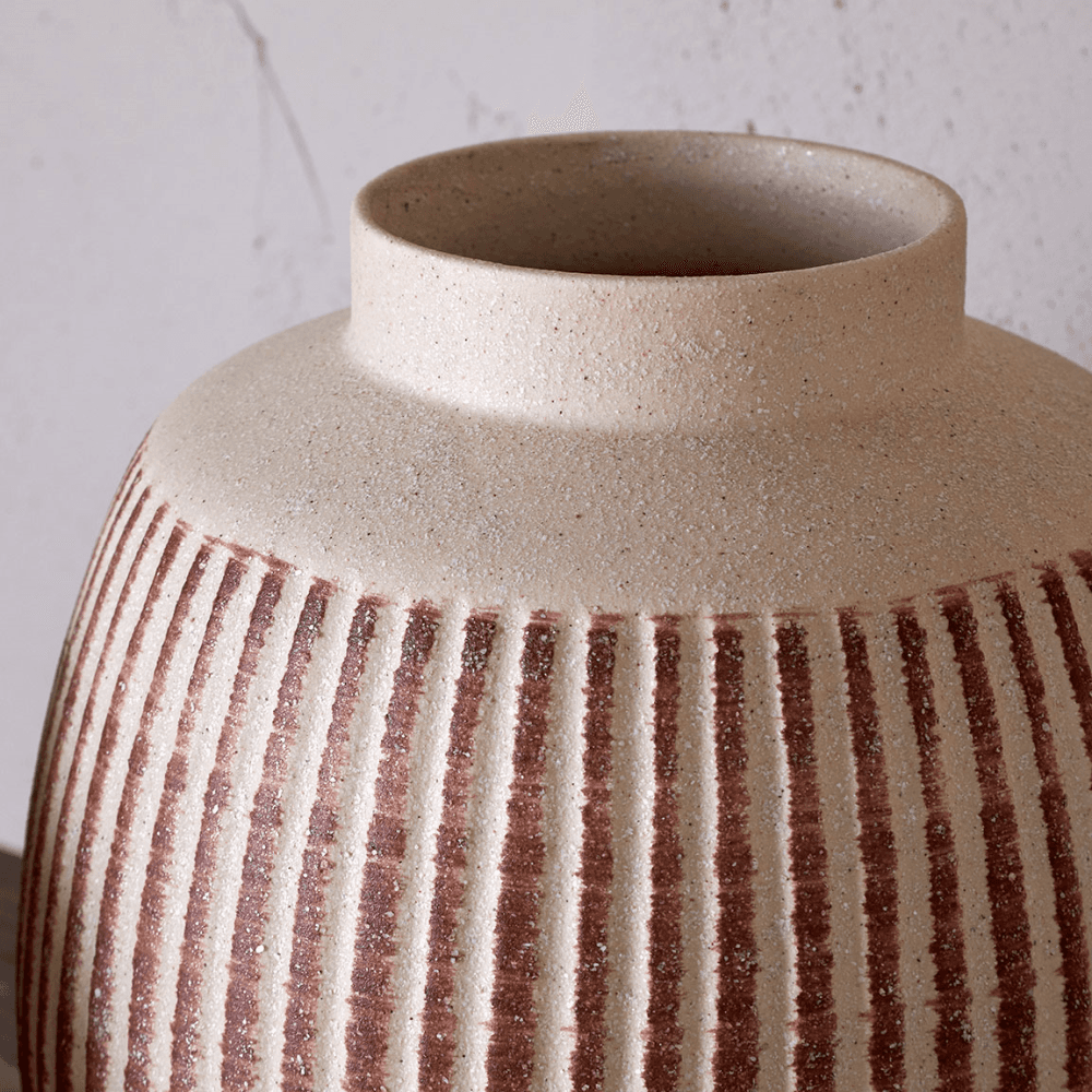 Perola Reactive Glaze Decorative Vase
