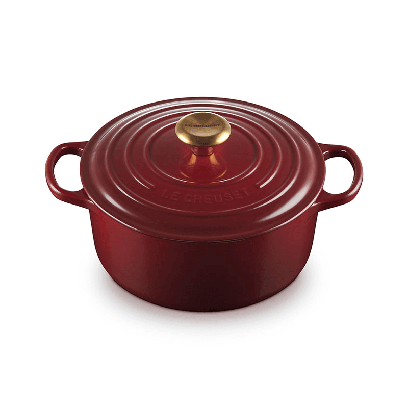 Signature Cast Iron Round Casserole