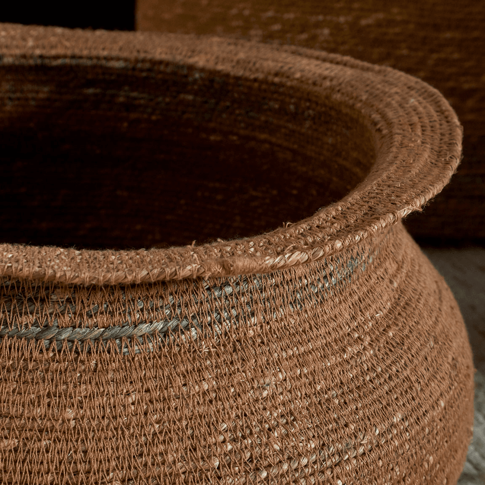 Rana Basket, Natural & Moss