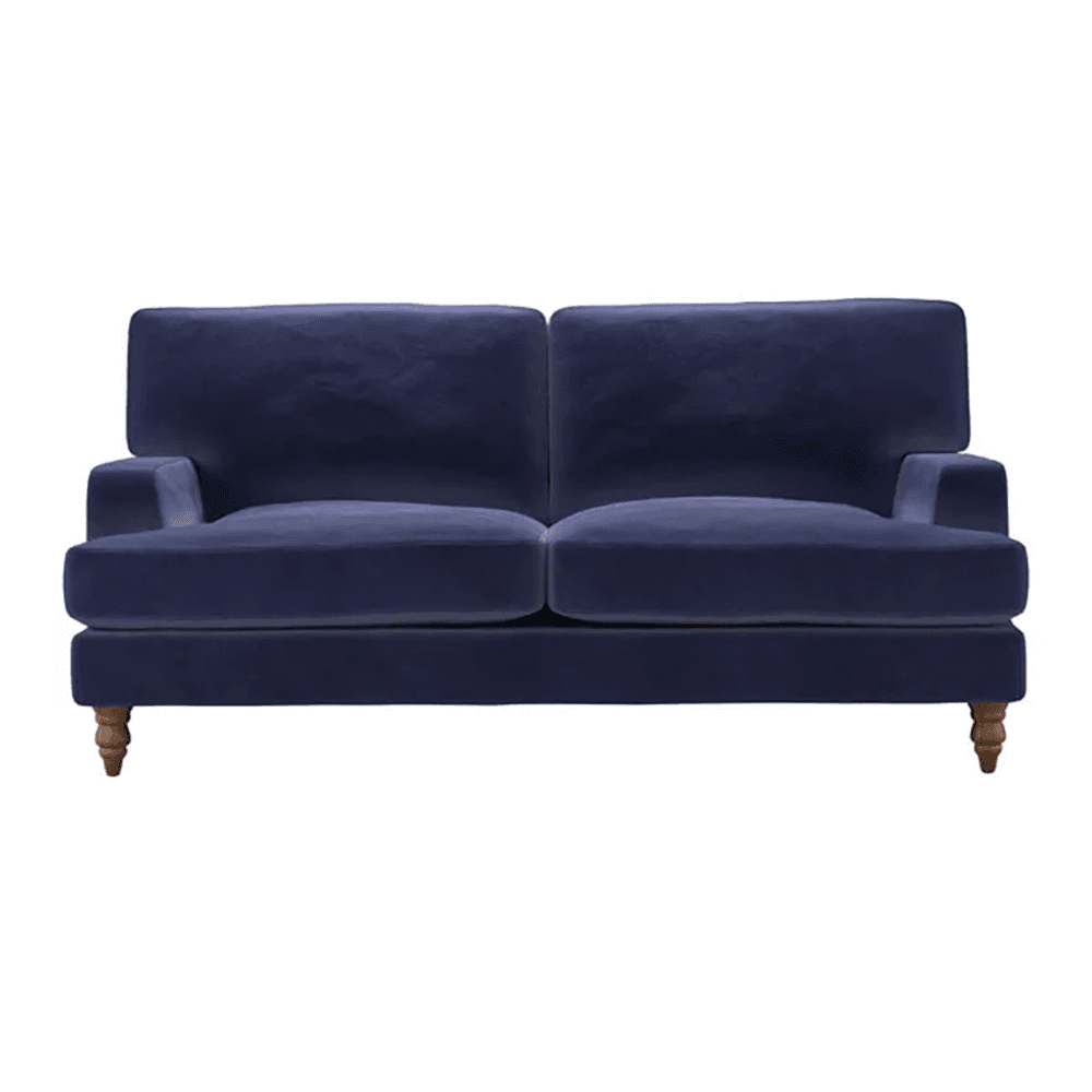 Isla 2 and a half seater sofa, Prussian Blue