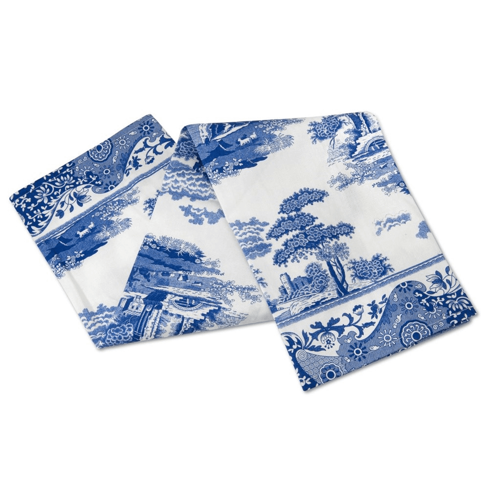 Blue Italian Pimpernel Tea Towel