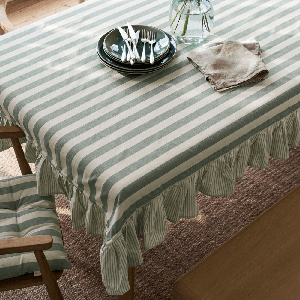 Harlton Wide Stripe Tablecloth