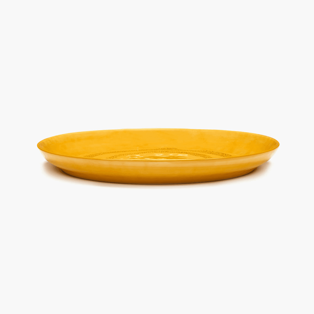 Ottolenghi Medium serving platter, Yellow And Black
