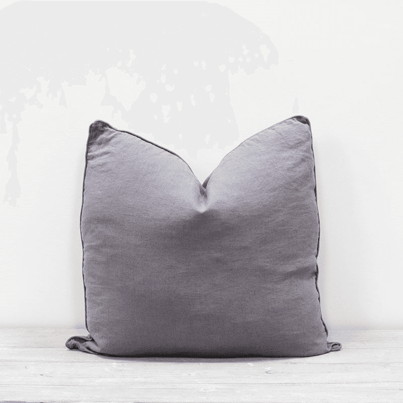 Lisbon Cushion, Pewter Grey