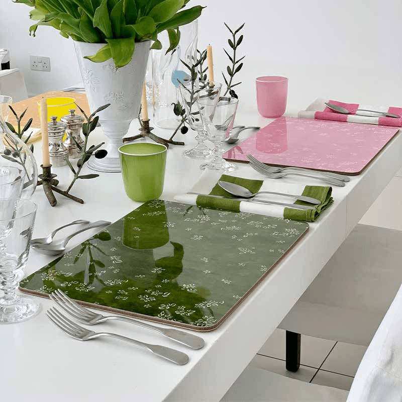 Falling Flower Rectangle Placemat