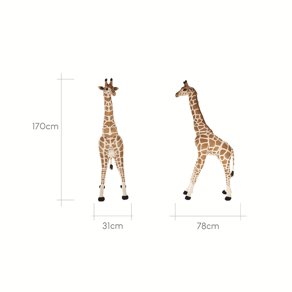 Large Standing Giraffe Animal