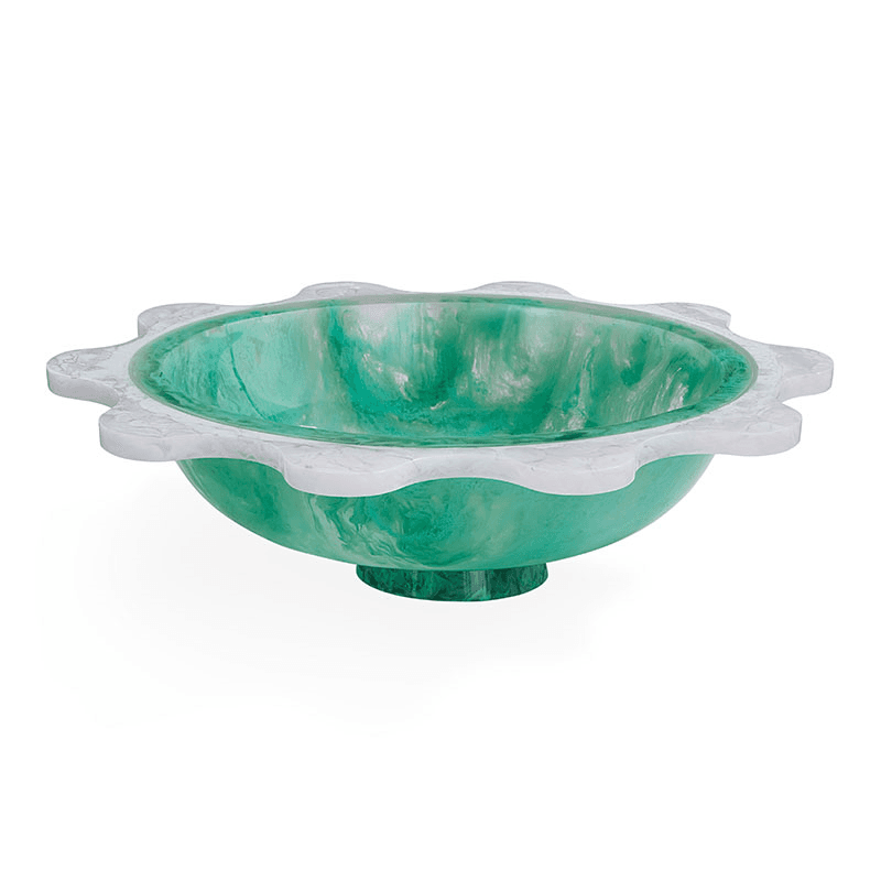 Mustique Ripple Bowl, Teal