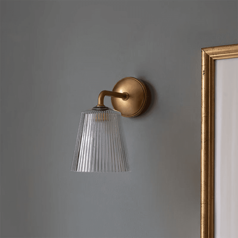 Richmond Flutted Glass Wall Light