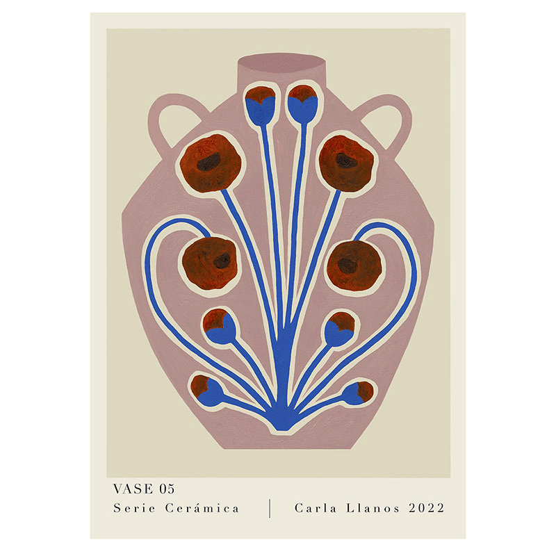 Carla Llanos Vase 05 Print
