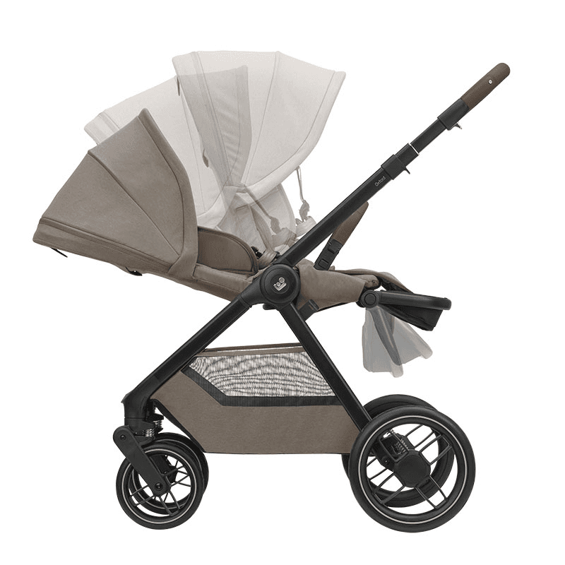 Oxford+ Essential 7 Piece Travel System Bundle, Twillic Truffle