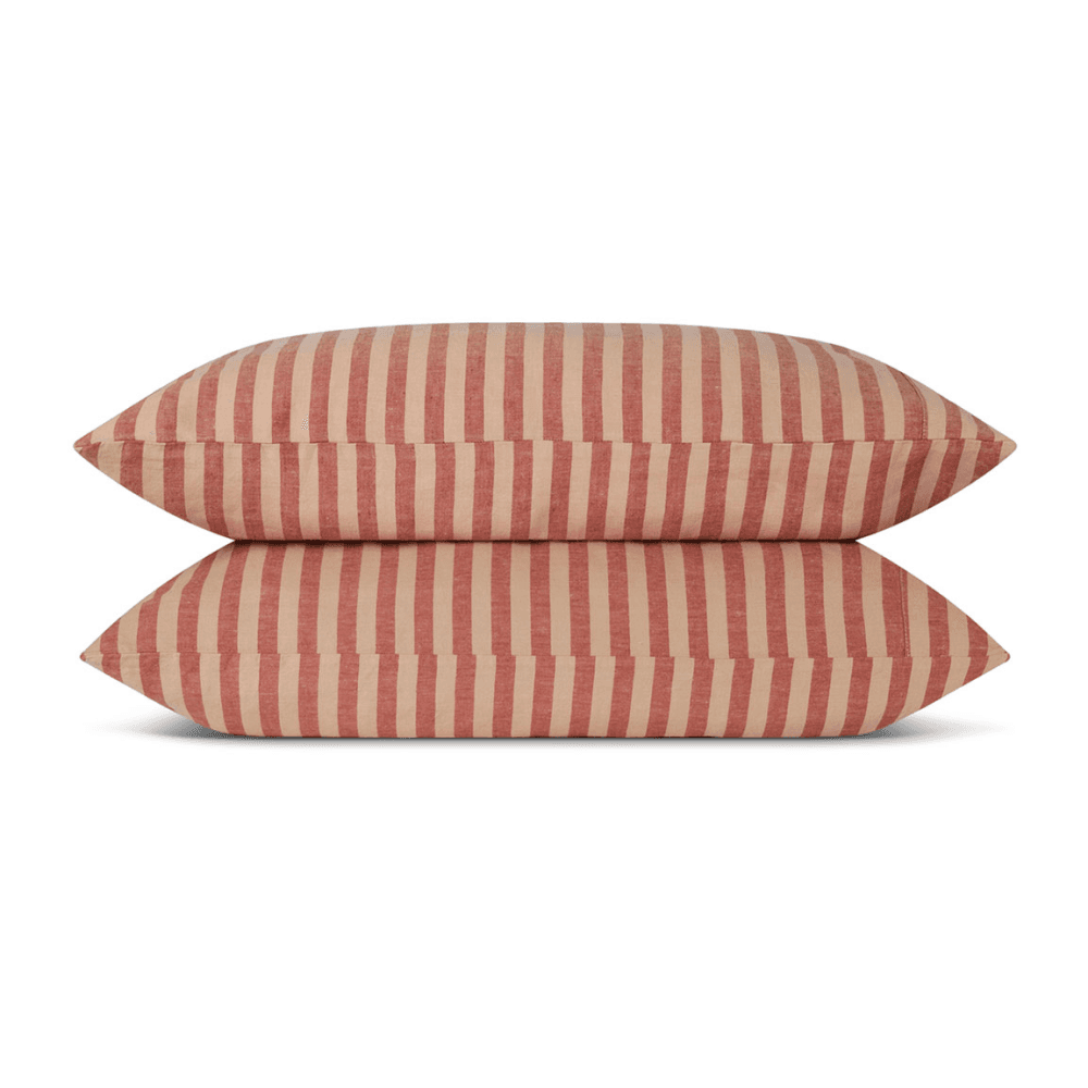 Pembroke Stripe Pair of Linen Blend Pillowcases