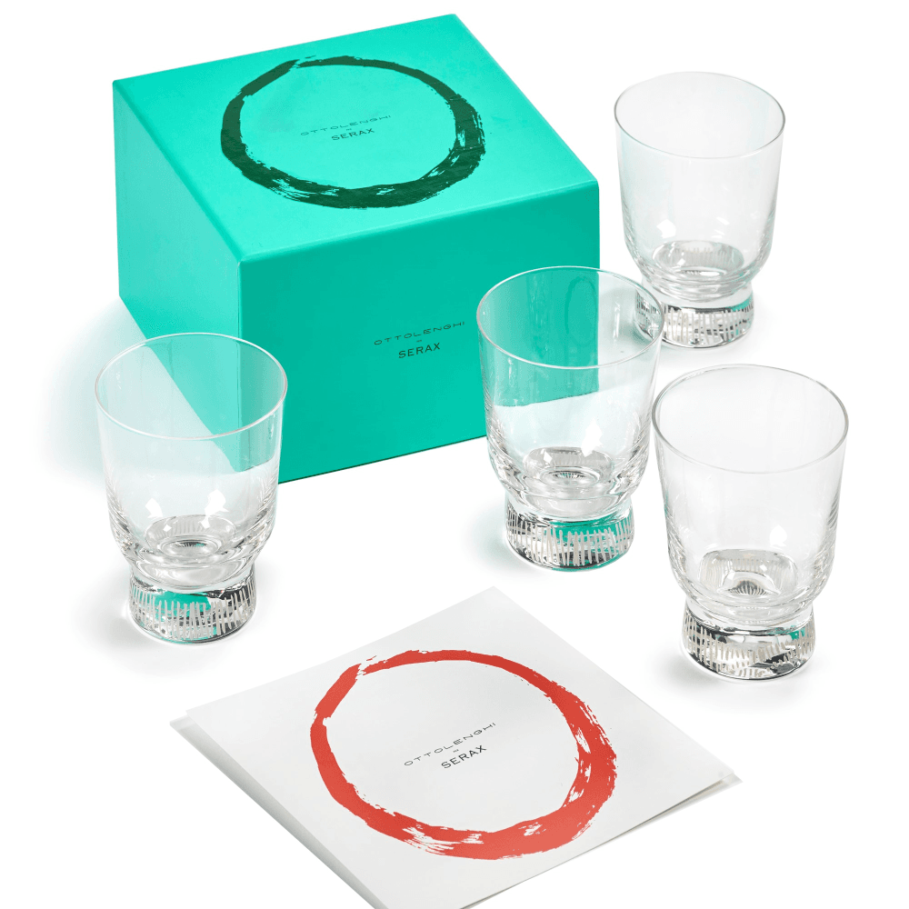 Ottolenghi Set of 4 large tumblers, Clear