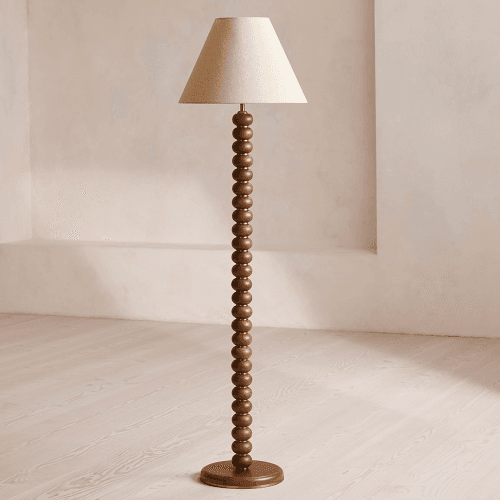 Image showing the Greyson Floor Lamp, Oak product.