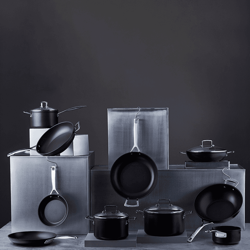 Toughened Non-Stick 3 Piece Cookware Set