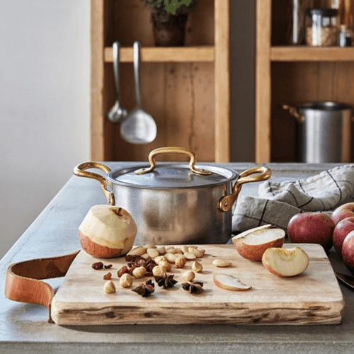 1965 Vintage Sauce pot with lid, stainless steel