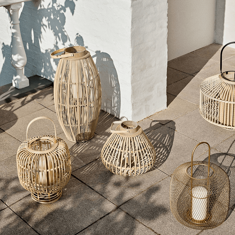 Sahara Lantern, Natural For Ø7cm Candle