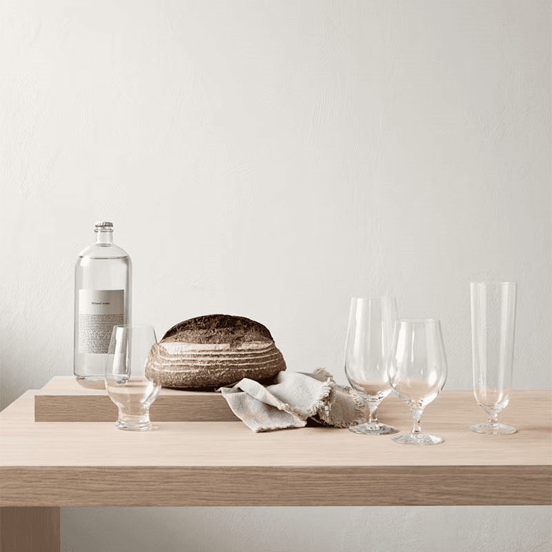 Taster Set of 4 Beer Glasses, Clear
