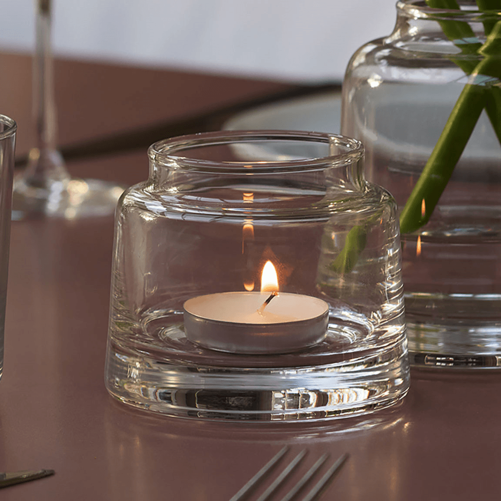 Collective Tealight Holder, Clear