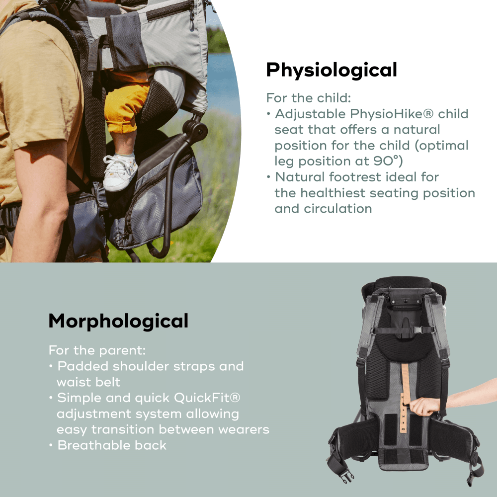 Moov & Hike Baby & Child Carrier, Sage Green