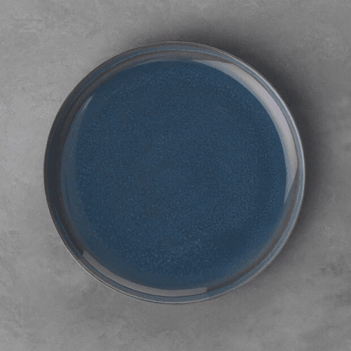 Image showing the Crafted Denim Flat Plate, Blue product.