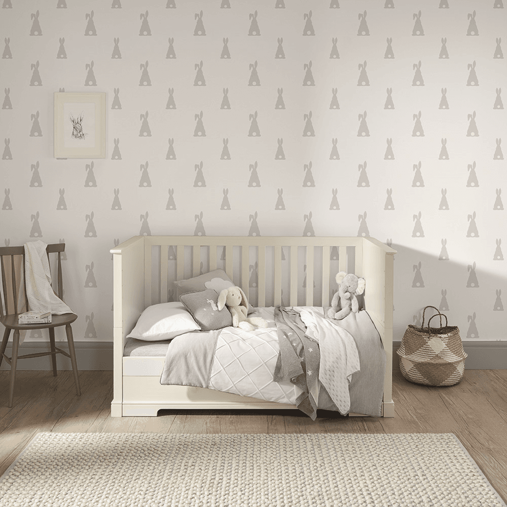 Oxford 2 Piece Nursery Furniture Set (excl. Mattress), White
