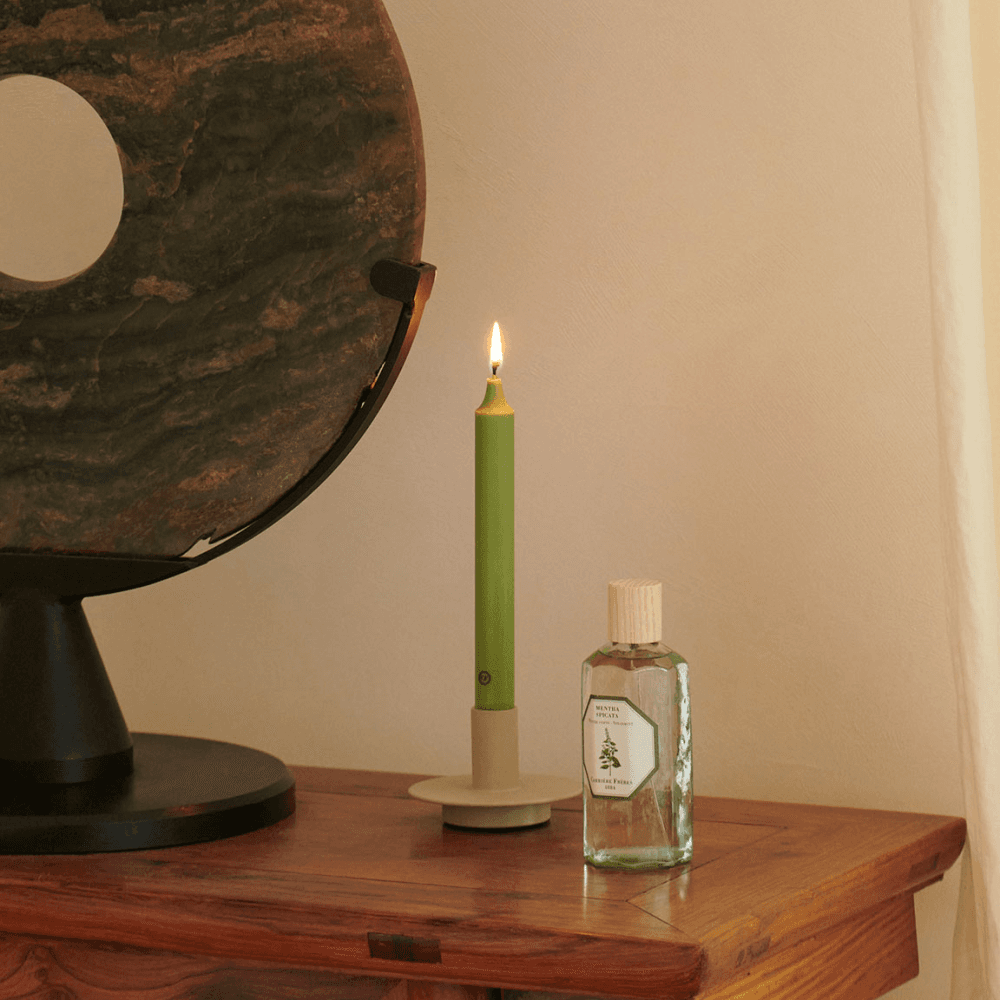 Spearmint Scented Taper Candles