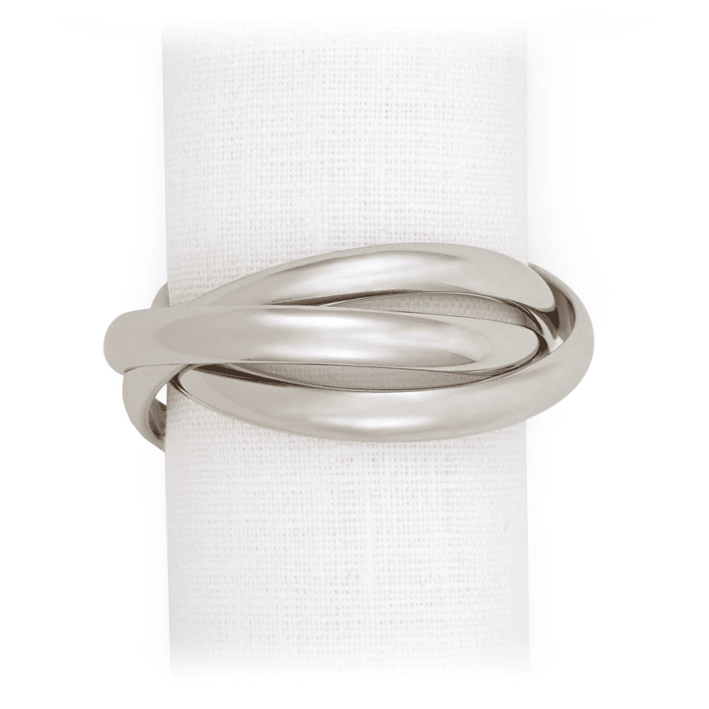 3 Rings Set of 4 Napkin Rings