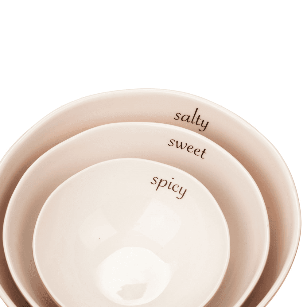 Cheetah Set of 3 Nesting Bowls, Multi