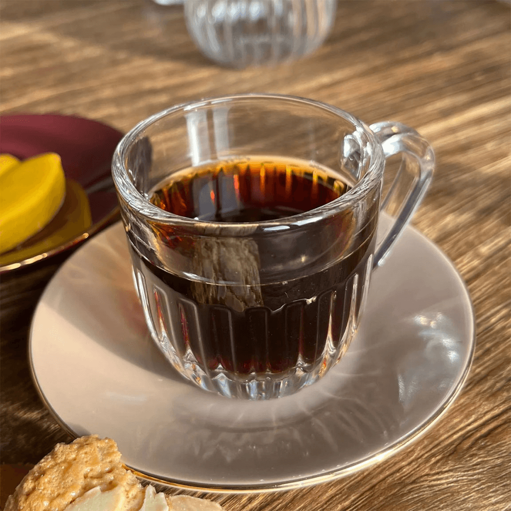 Ouessant Set of 6 Espresso Mugs, Clear