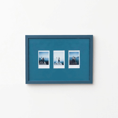 Image showing the Marco A4 Frame and Instax Mini x 3 Picture Frame Mount product.