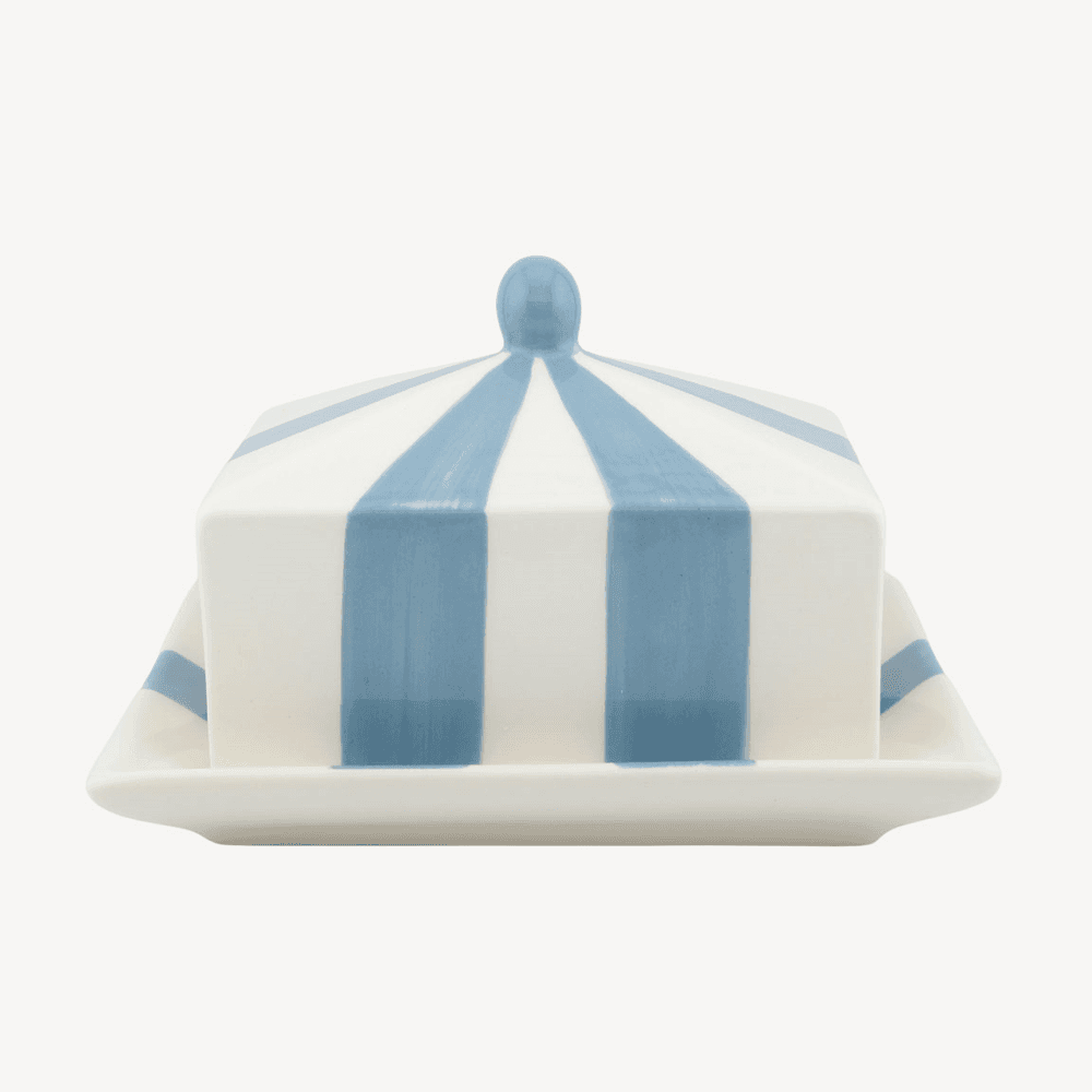 Circus Striped Butter Dish