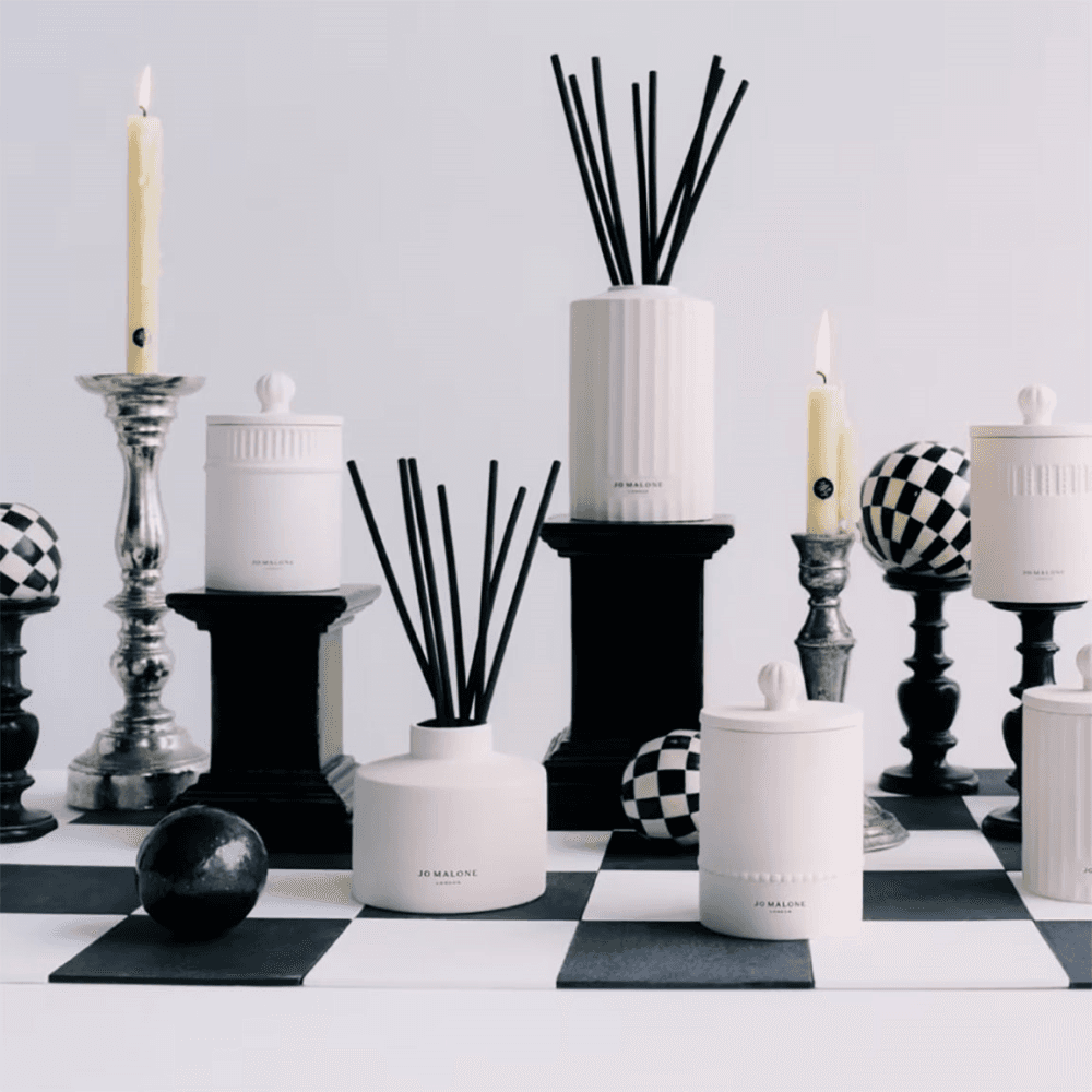 Townhouse Grapefruit & Rosemary Dining Candles with Holders